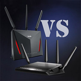 Asus RT-AC86U vs Netgear Nighthawk R7800 X4S – MBReviews